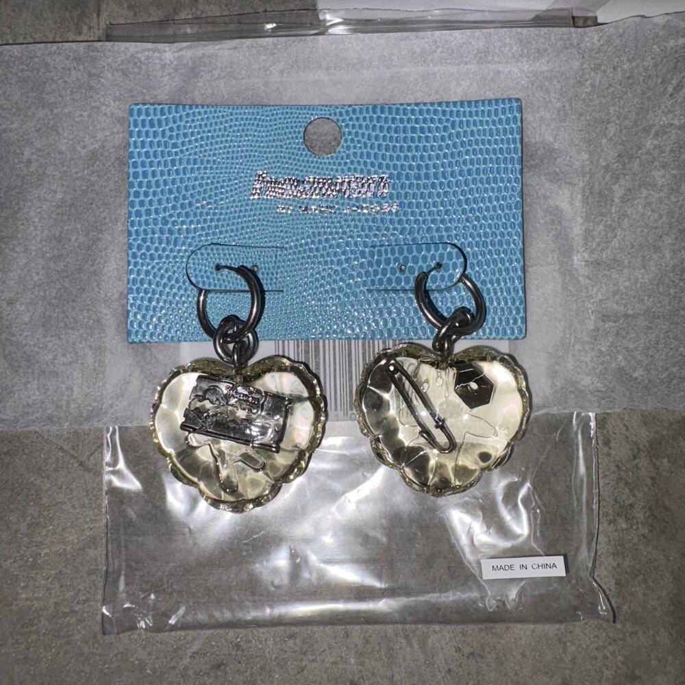 Heaven Marc Jacobs bubble Balloon Razor Earrings RARE NWT Sealed Collab Deftone